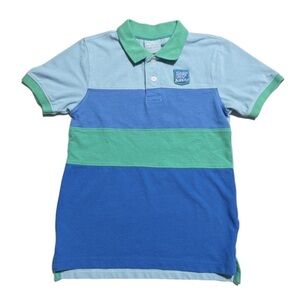 Born Fly 100% cotton color block polo shirt 7 years
